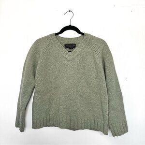 Abercrombie & Fitch Vintage Lambswool 90’s Knit Sweater Preppy Cottage - Size M